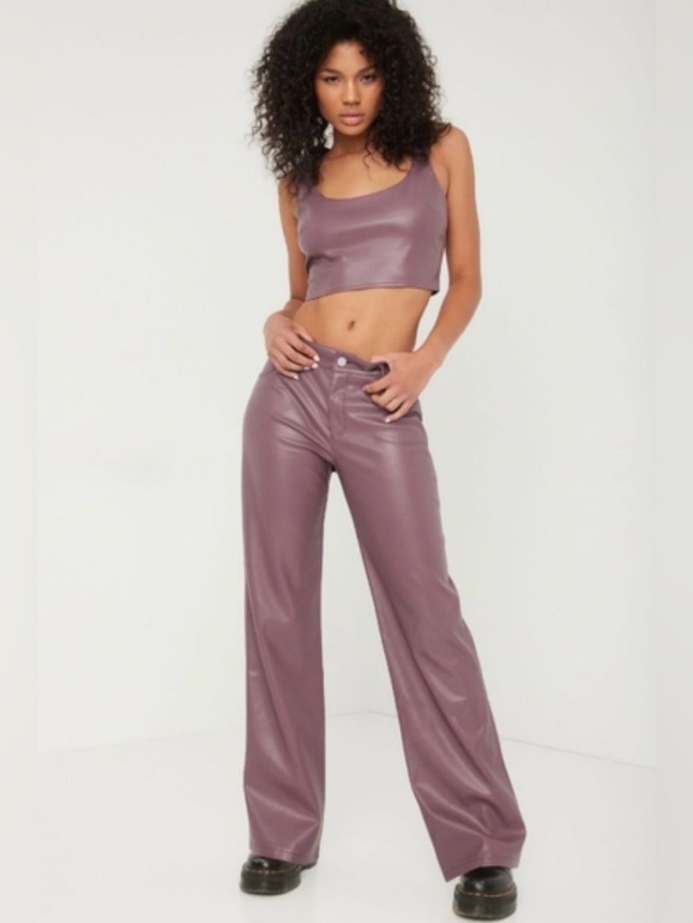 Garage Faux Leather Pants